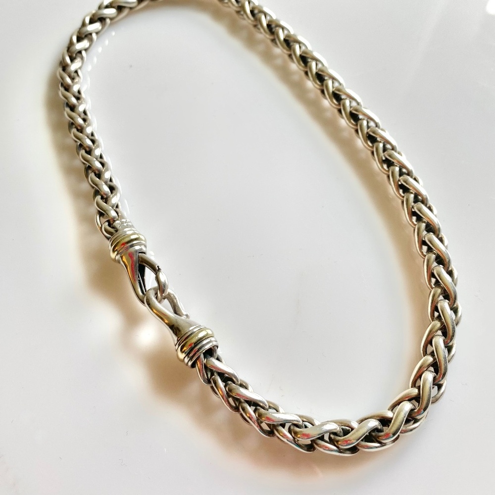 David Yurman 8mm and 16.5-inch Silver Necklace
